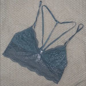Fashion nova light blue lace bralette